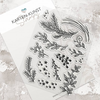 Karten-Kunst Clear Stamps KK-0276 - Circulus Zweige