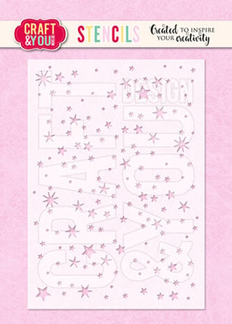 Craft & You Design - Stars Stencil