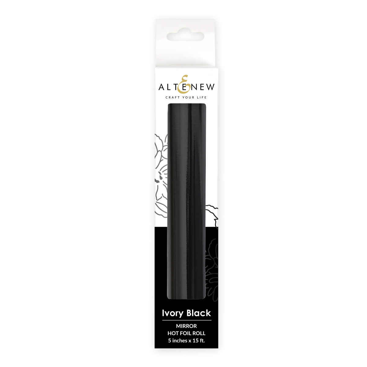 Altenew - Hot Foil Roll - Ivory Black (Mirror)