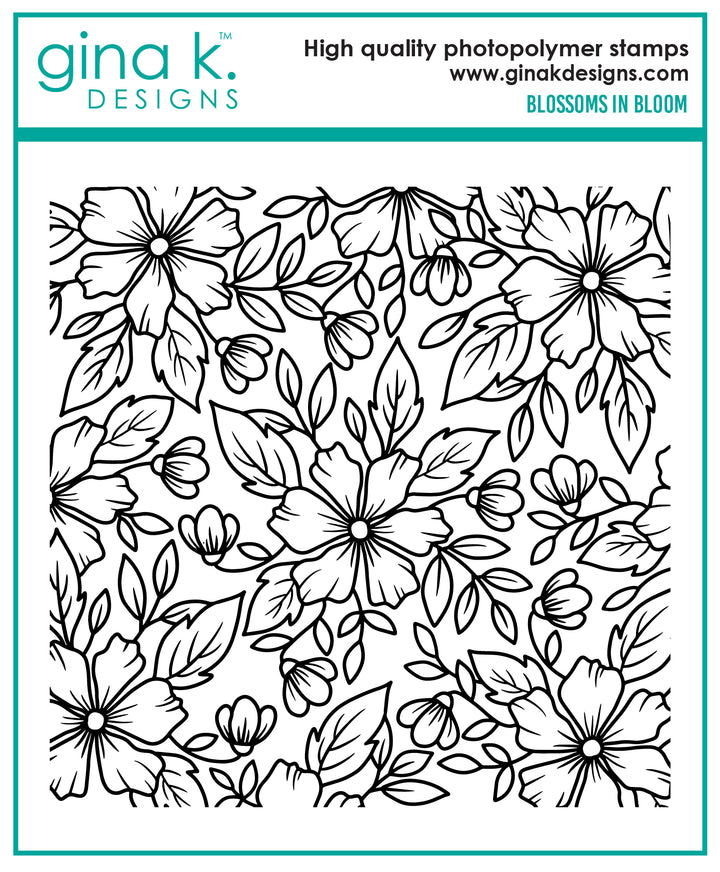 Gina K Designs - STAMPS- Blossoms in Bloom