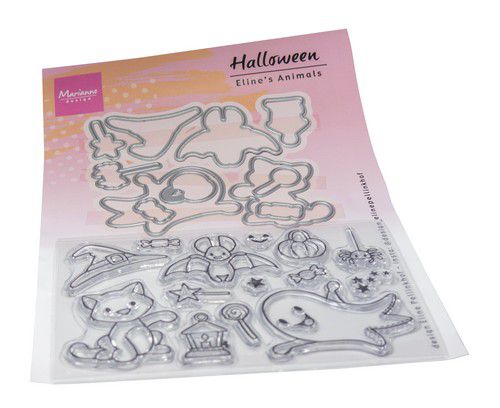 Marianne D Clear Stamps&dies Elines Tiere – Halloween