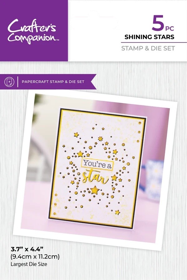 CC - Clearstamp/Snijmal - Confetti Cut-in - Shining Star