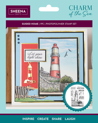 Crafter's Companion - Charm of the Sea Photopolymer Stamp Set Guided Home