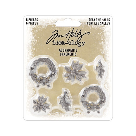 Idea-Ology - Tim Holtz Adornments Deck The Halls / Christmas 2023