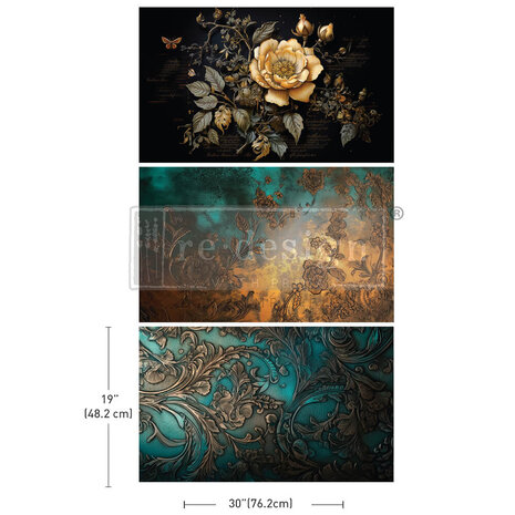 Re-Design with Prima Petals Adorned 19.5x30 Inch Tissue Paper (3pcs)