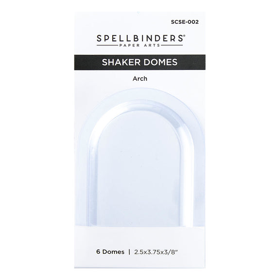 Spellbinders -  Arch Shaker Dome - 6 Pack 