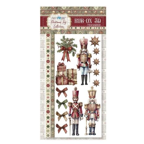 Papers For You - Christmas Joy Rub On 3D Transfers