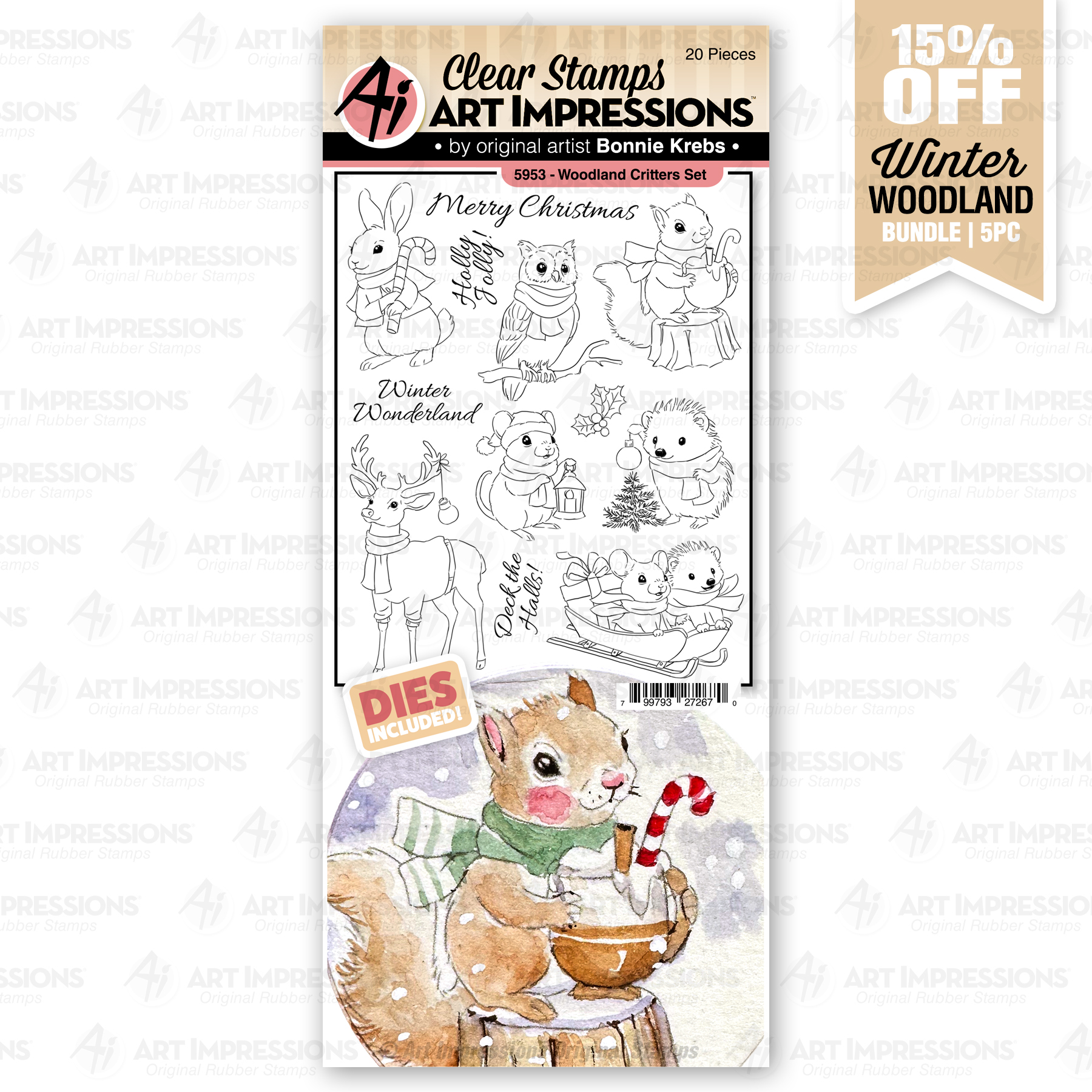 Art Impressions - Woodland Critters Set