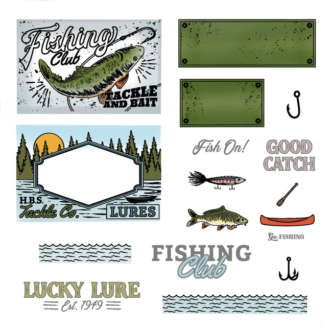 Honey Bee - Lucky Lures 6x8 Stamp Set