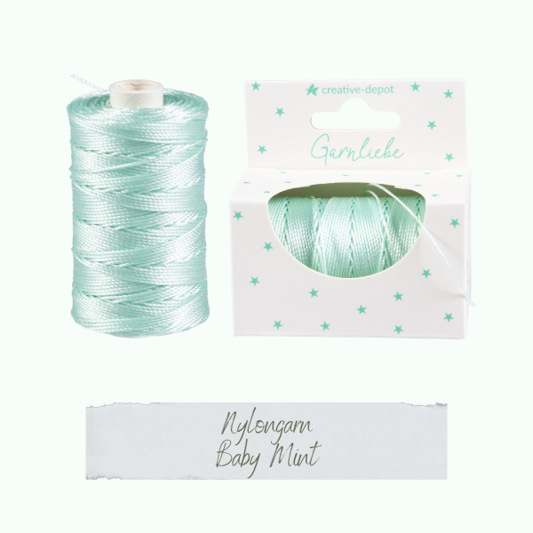 Creative Depot -   Nylongarn - Baby Mint - Garnliebe 