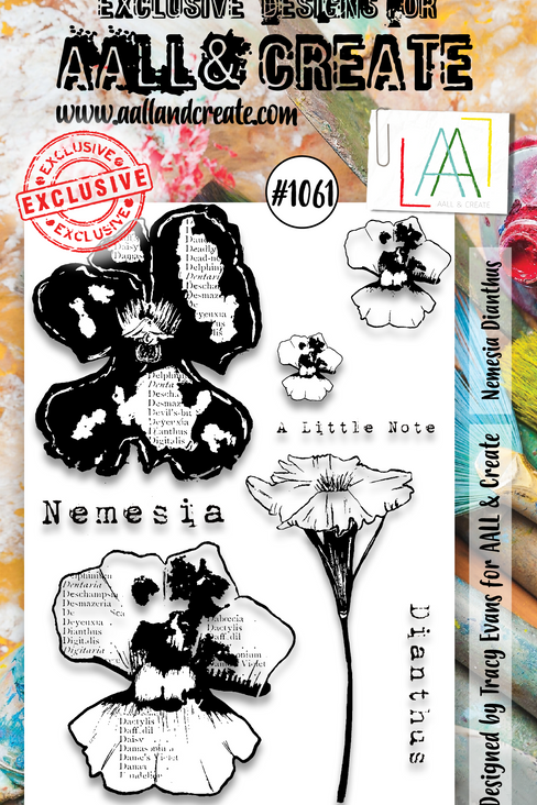 AALL & Create - Stamp Set A6 Nemesia Dianthus