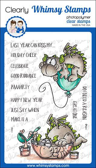 Whimsy Stamps - Dragon New Year Clear Stamps