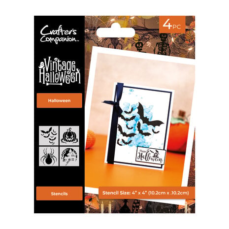 Crafters Companion - Vintage Halloween Stencil Halloween