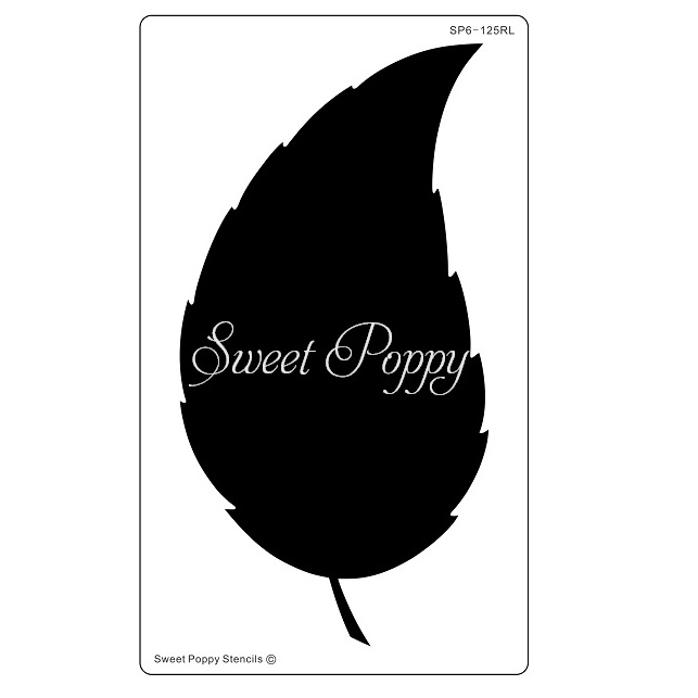 Sweet Poppy Stencil: Rose Leaf Aperture