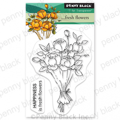 Penny Black - ...FRESH FLOWERS (MINI)3"x4" 