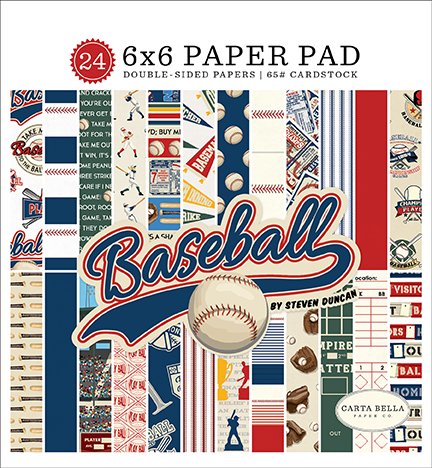 carta-bella-baseball-6x6-inch-paper-pad-cbba95023