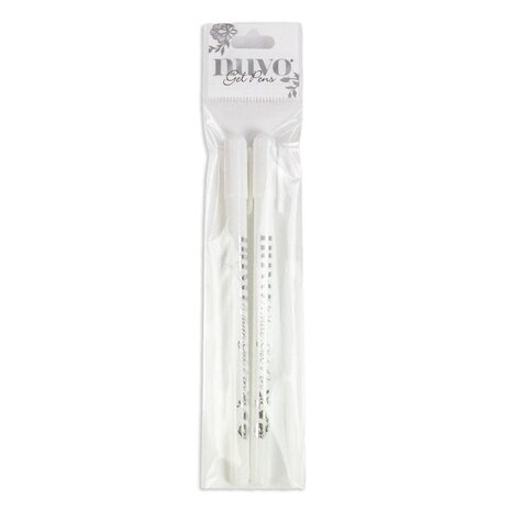 Nuvo - White Gel Pens (2pcs)