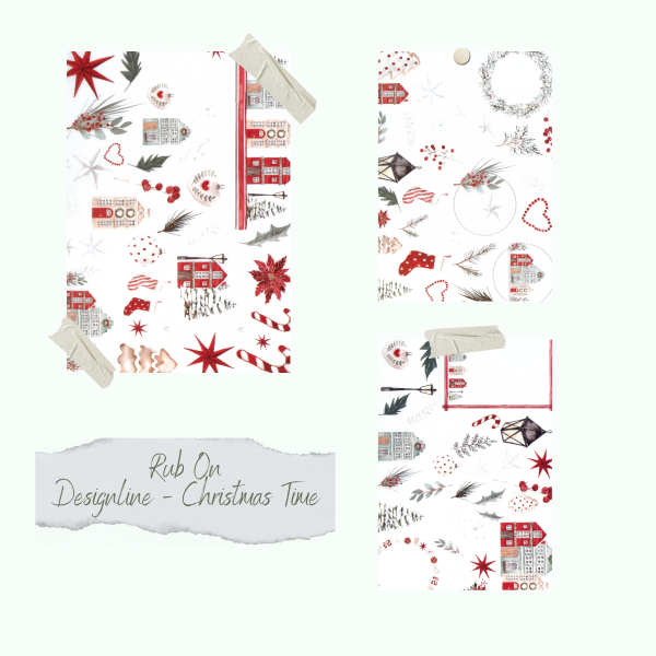 Creative Depot - Rub-Ons - Designline - Christmas Time - A5 - 3 Bögen