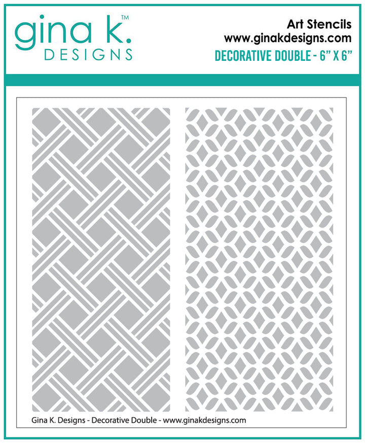 Gina K Designs - STENCIL- Decorative Double