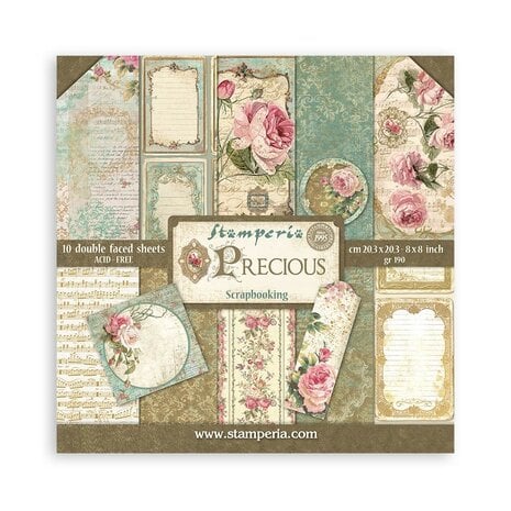 Stamperia - Precious 8x8 Inch Paper Pack