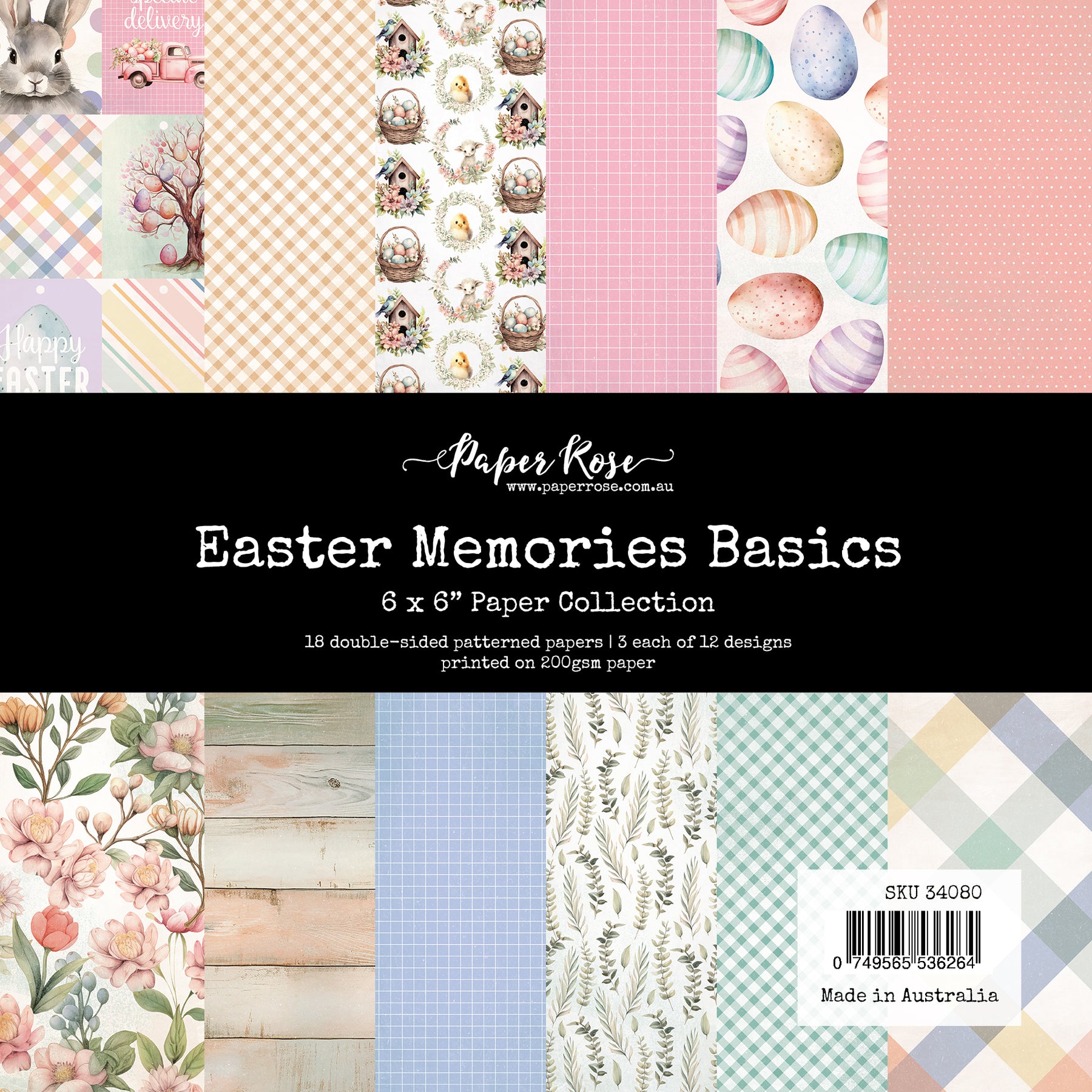 Paper Roses - Easter Memories Basics 6x6 Paper Collection