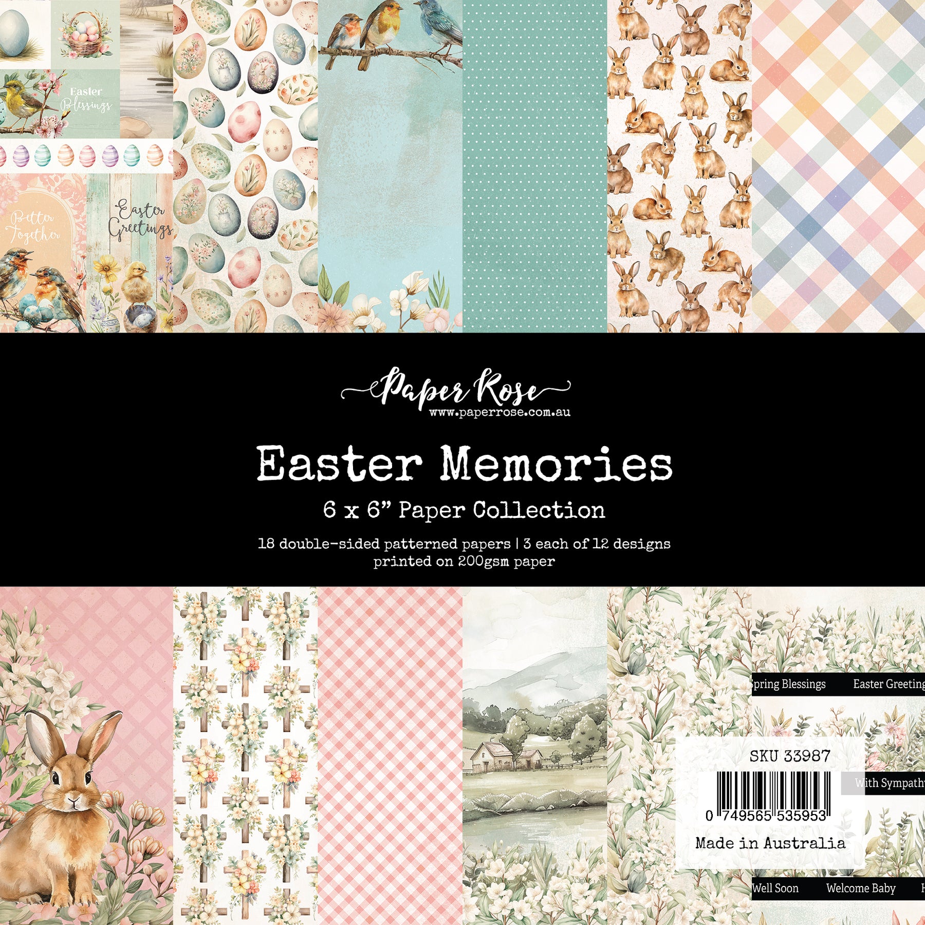 Paper Roses - Easter Memories 6x6 Paper Collection