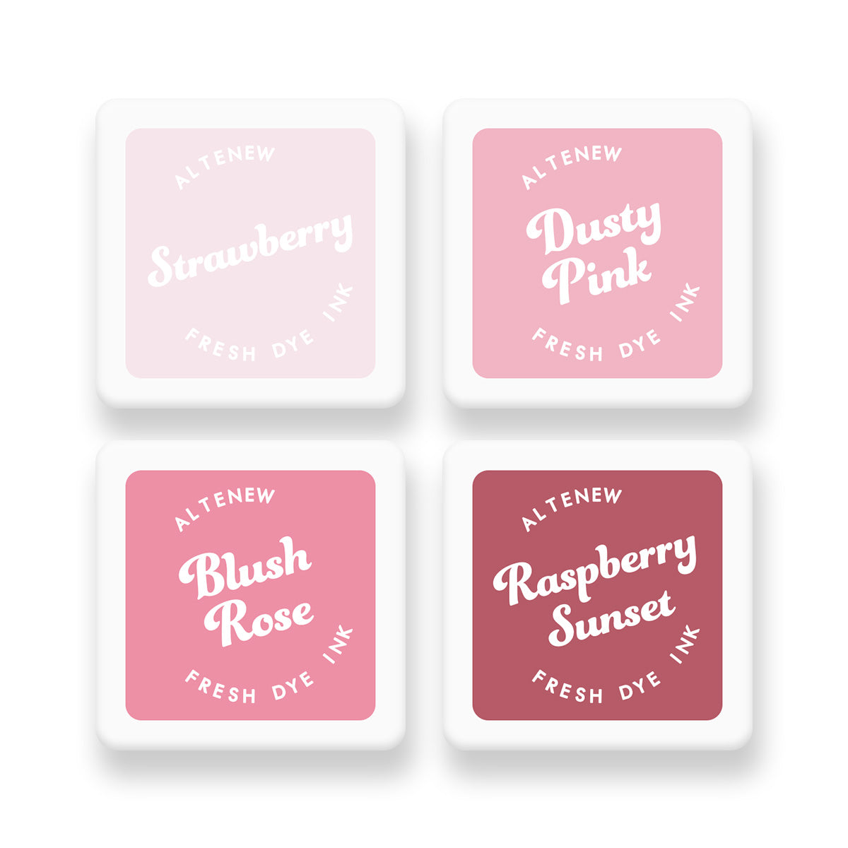 Altenew - Blushberry Bliss Fresh Dye Ink Mini Cube Set