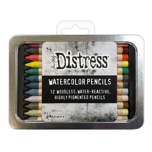 Ranger Tim Holtz Distress Watercolor Pencils 12 St Kit #5
