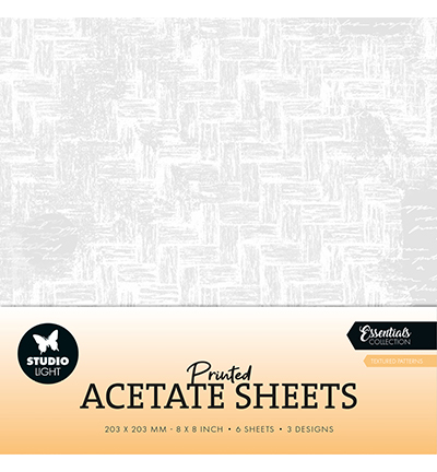 Studio Light Acetate sheets Textured Patterns Essentials nr.11