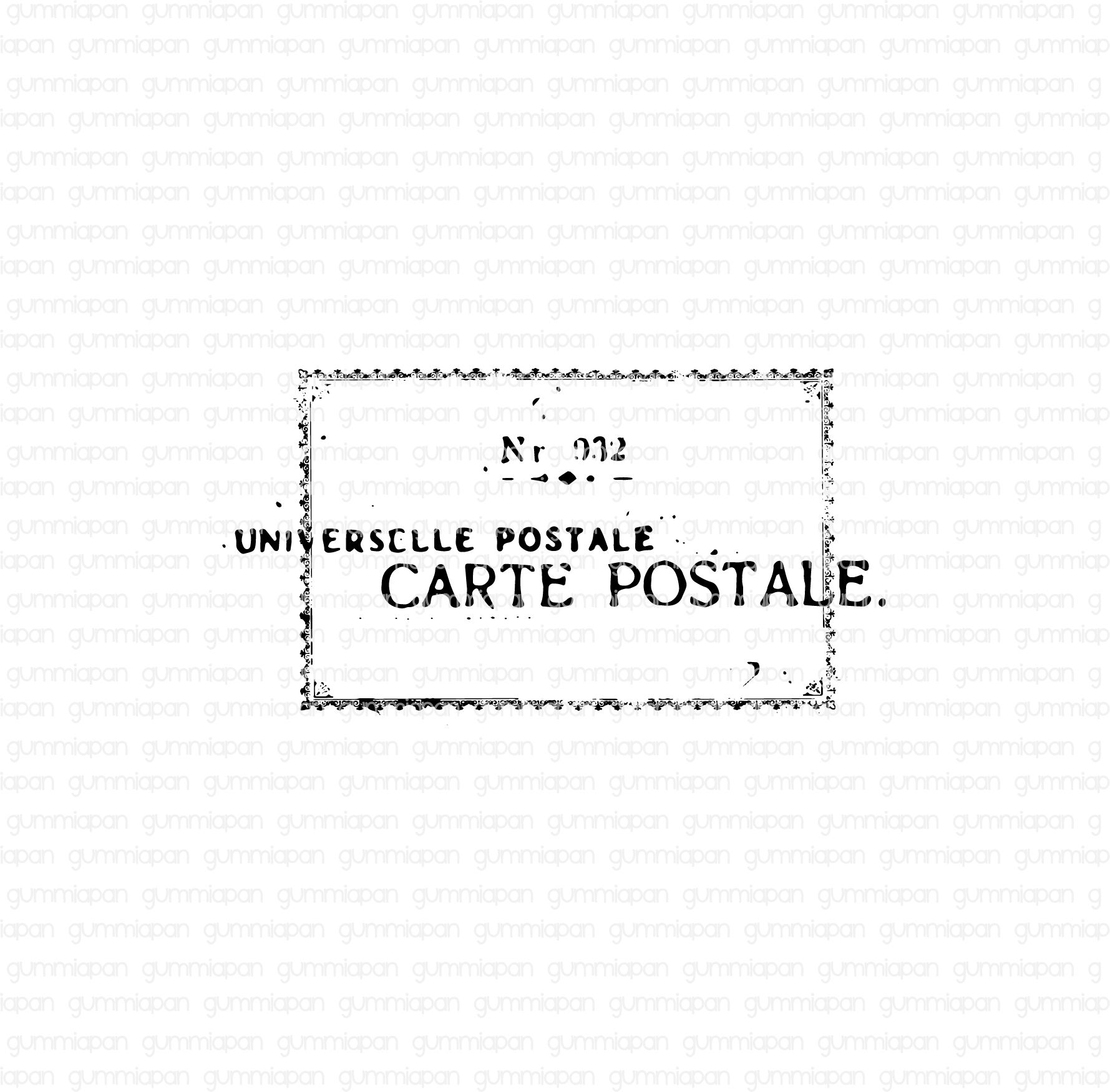 Gummiapan - Poststamp