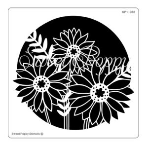 Sweet Poppy Stencils Aperture Circle Infill Stencil