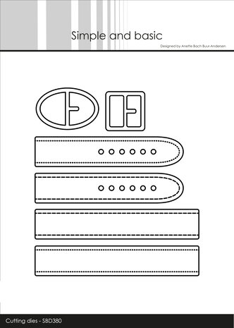 Simple and Basic - Belt and Bucklet Dies 