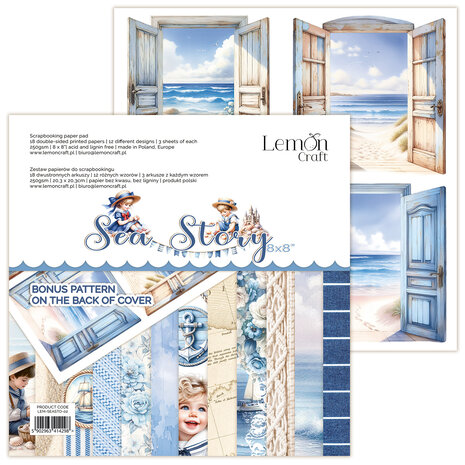 Lemon Craft - Sea Story 8x8 Inch Paper Pad