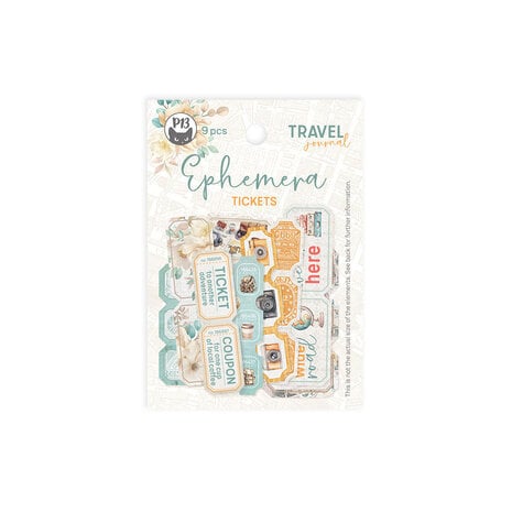 Piatek13 - Travel Journal Ephemera Tickets (9pcs)