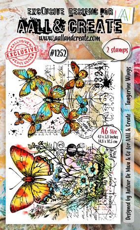 AALL & Create - Stamp Set A6 Tangerine Wings