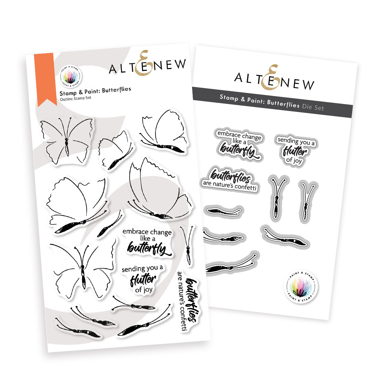 Altenew - Stamp & Paint Butterflies 