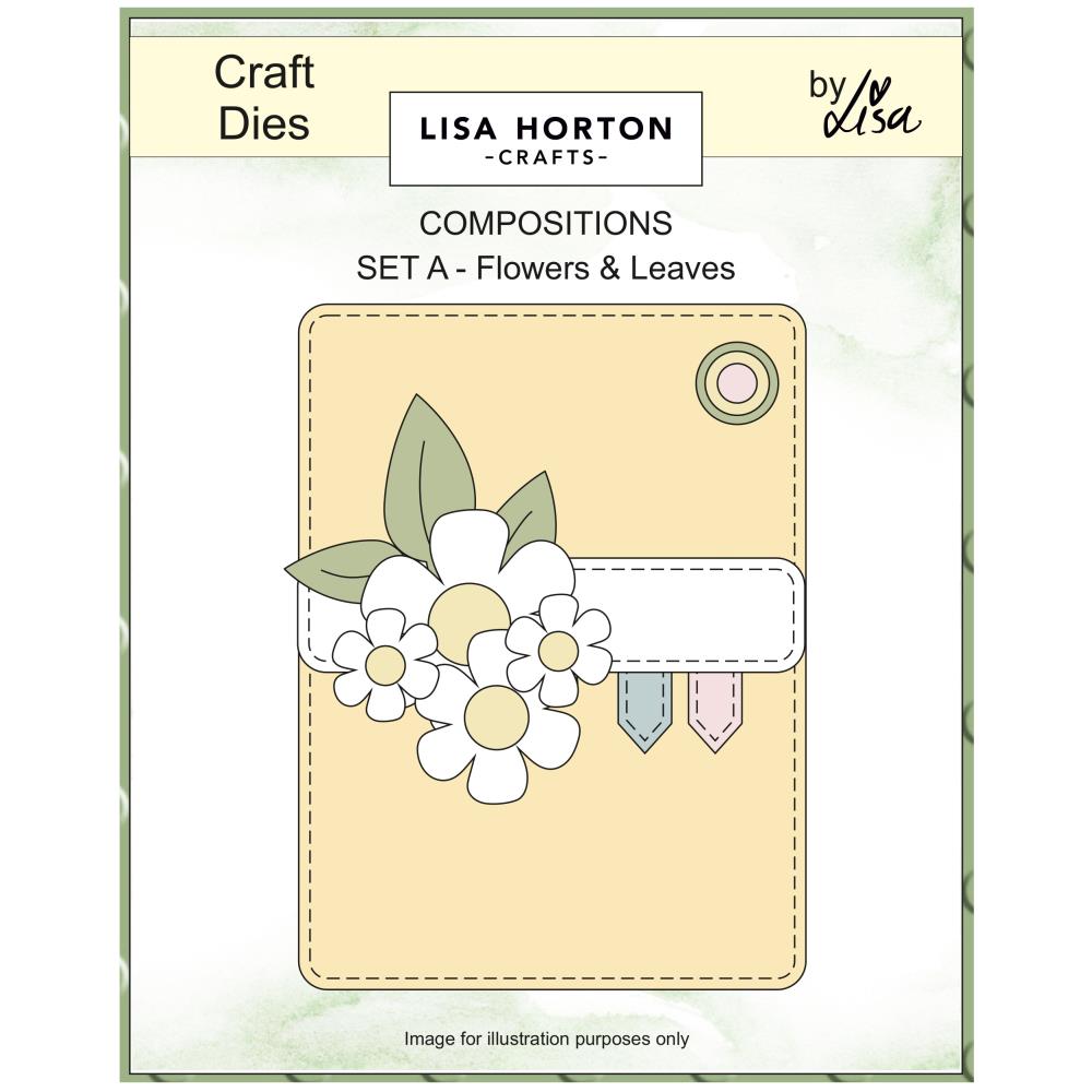 Lisa Horton Crafts Composition Dies -  Flowers and Leaves 