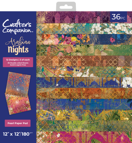 Crafter's Companion - Arabian Nights 12x12 Inch Paper Pad