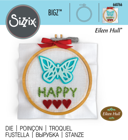 Sizzix - Bigz Die by Eileen Hull Embroidery Hoop