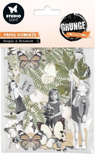 Studio Light Paper elements People & botanics Grunge Coll. nr.09