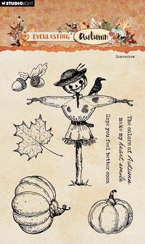 Studio Light Clear Stamp Scarecrow Everl. Autumn nr.716