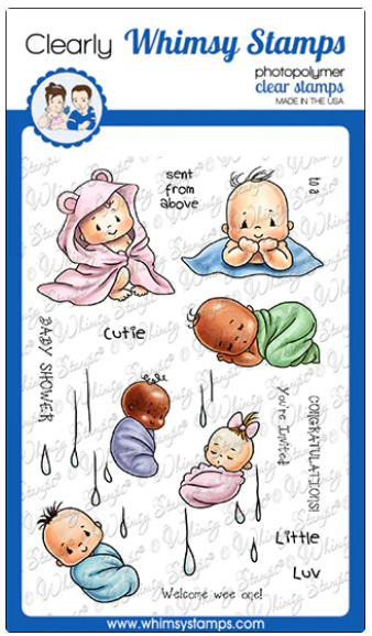 Whimsy Stamps - Babies from Above Clear Stamps