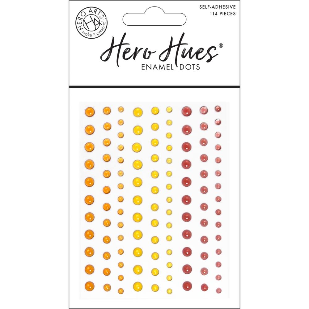 Hero Arts Hero Hues Enamel Dots - Translucent Sunset 