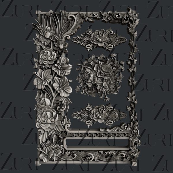 Zuri - Floral Frame