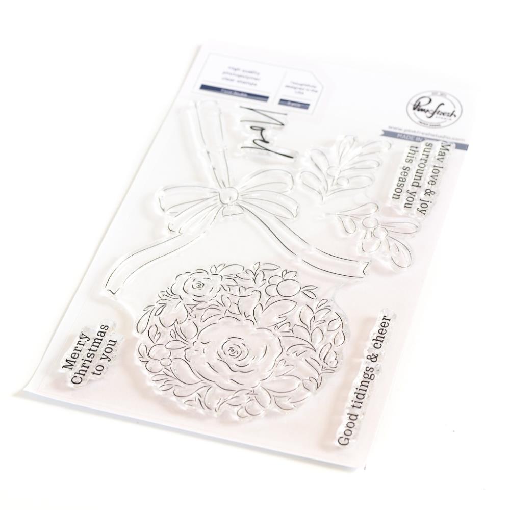 Pinkfresh Studio Clear Stamp Set 4"X6" - Floral Bauble