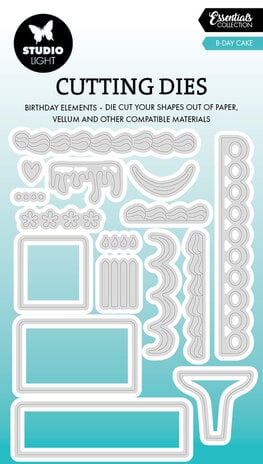 Studio Light - B-Day Cake Essentials Cutting Die