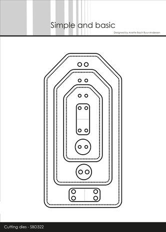 Simple and Basic - Large Tags Cutting Dies