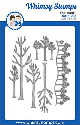 Whimsy Stamps - Trees Assortment Die Set