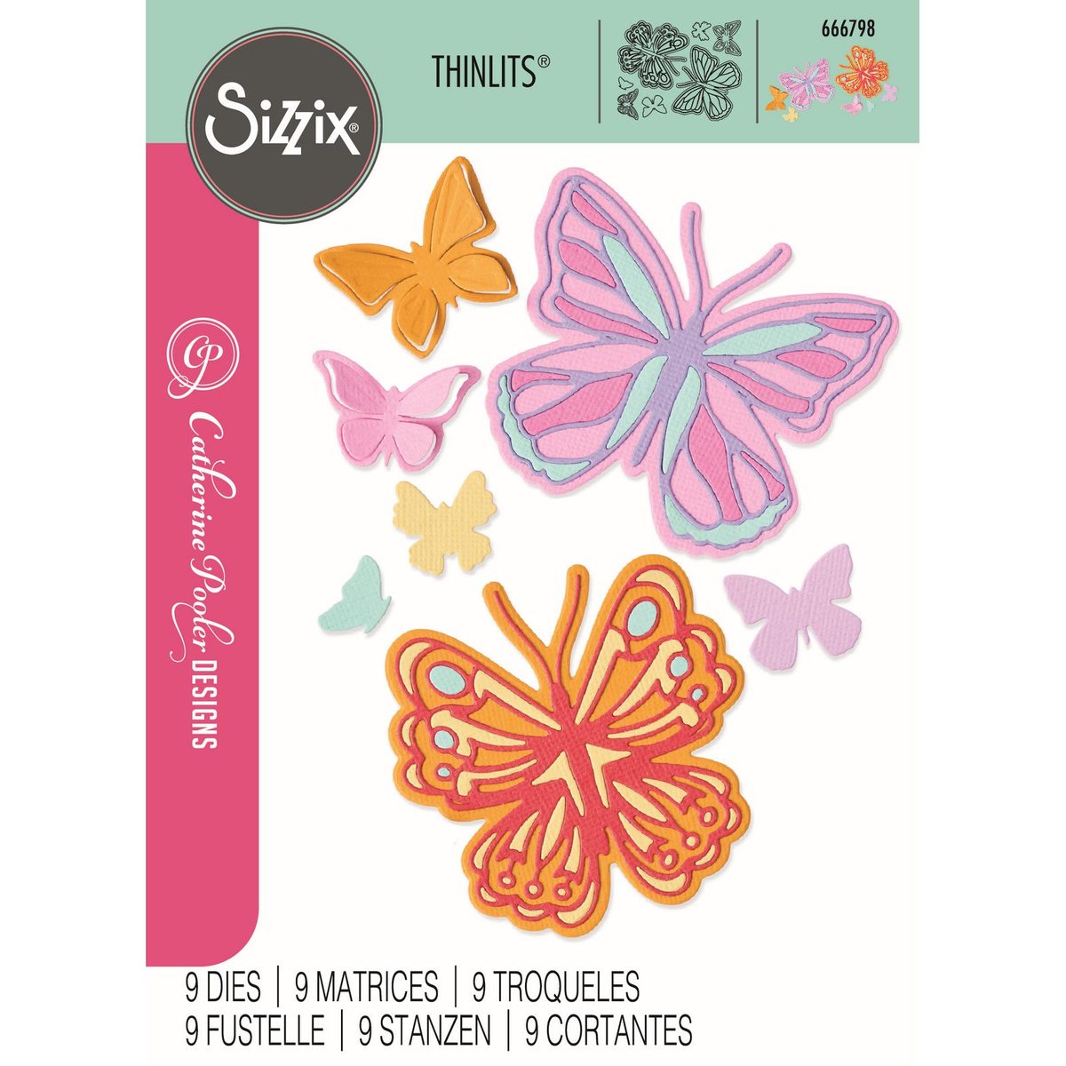 Sizzix • Thinlits Die Set Spring Wings