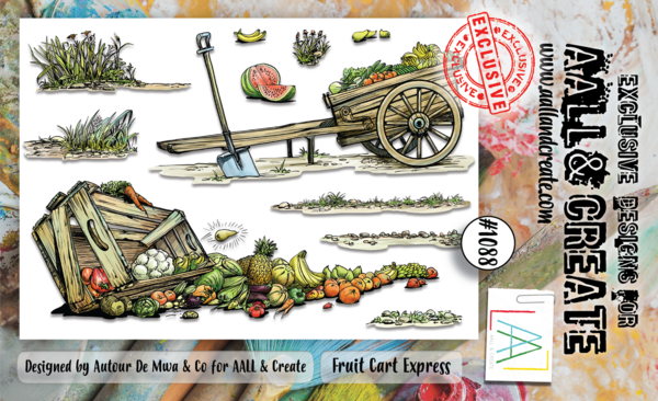 AALL and Create - Stamp Set A6 Fruit Cart Express